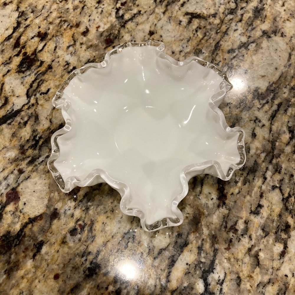 Bowl - Fenton Milk Glass Bowl